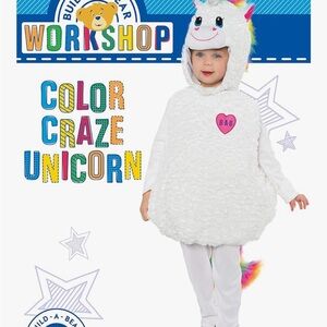 Build-A-Bear Workshop Color Craze Unicorn Halloween Costume Toddler 2-4T